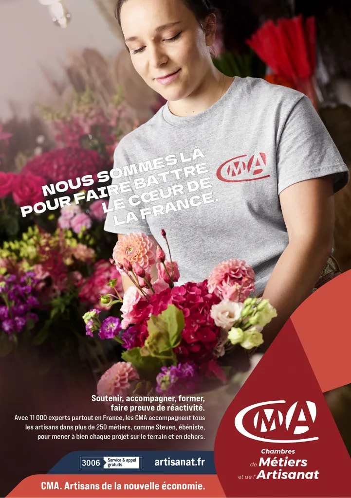 Fleuriste wording – CMA : campagne photo publicitaire par Kleek Studio (photo 2 sur 8)